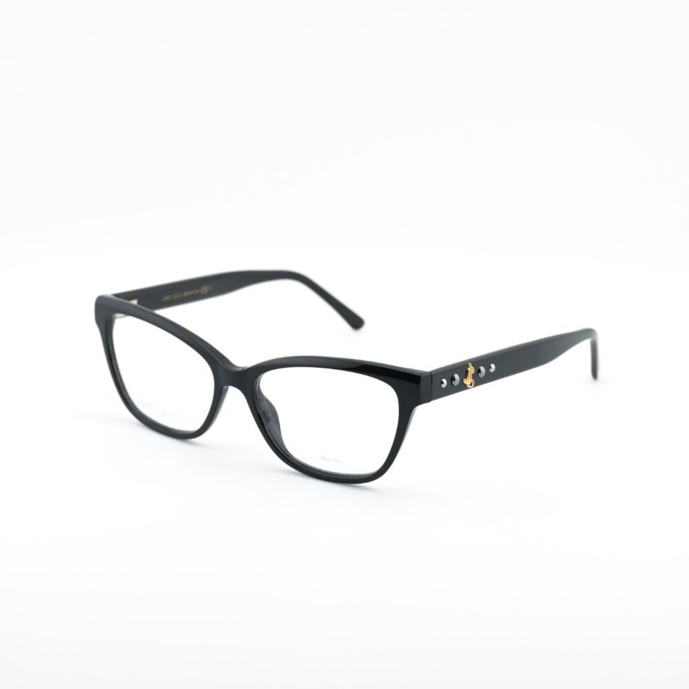 Jimmy Choo JC334 0807 00 Eyeglasses Black 54mm Cat Eye Frame - Picture 8 of 10